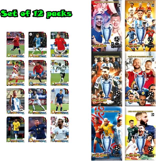 AncientKart Latest Euro Football cards fifa world cup 6 packs