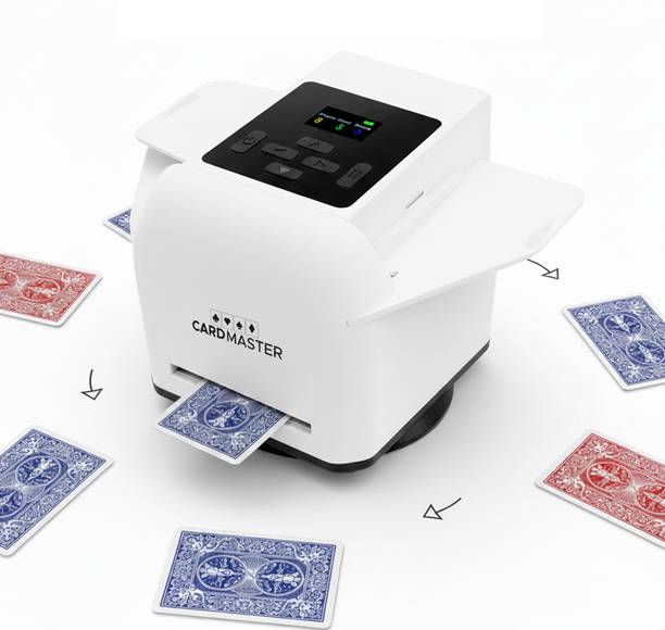 gravity CARDMASTER 2 in 1 Automatic Card Shuffler & 360° Distribution Poker Machine