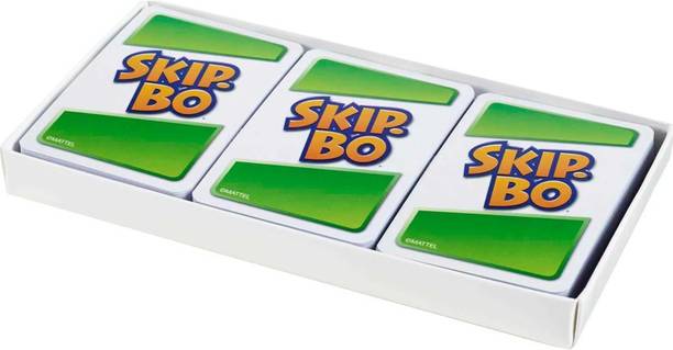 Zuuluzrs Skip Bo 162 Uno Card Game for Kid's Fun & Enjoyment