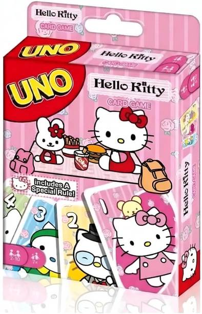 MyndFaire UNO Hello Kitty Cards Game Play with Family and Friends