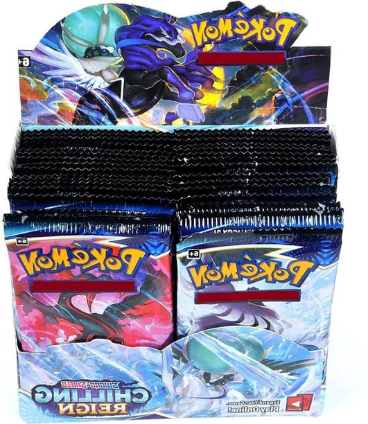 Craveon Poke-Mon Playing Card Sword & Shield Chilling Reign Booster Packs-UPDATED35