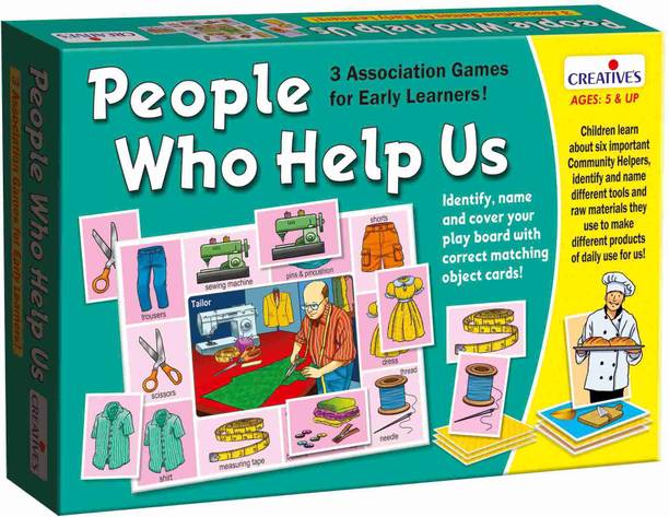 Creatives People Who Help Us Community Helpers Learning & Educational Games for Kids 5+