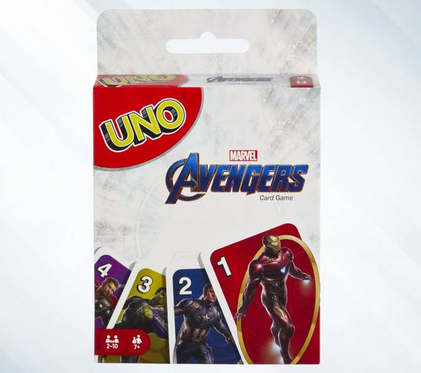 WOYR Premium Quality UNO Avengers Paper Playing Cards| 112 UNO Playing Card Game