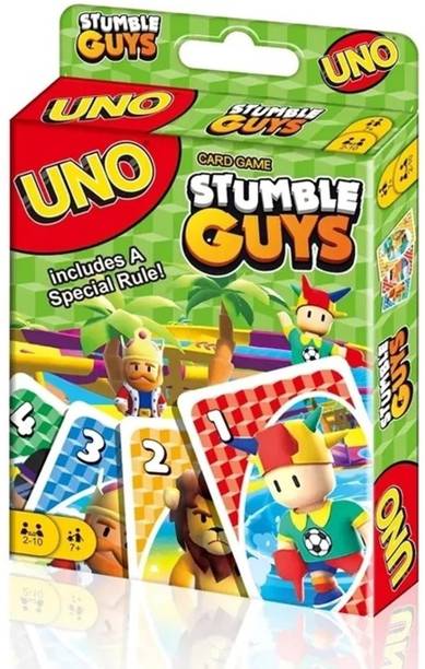 Gift Collection Premium Quality UNO Stumble Guys Playing Card Game for kids and family Fun Game
