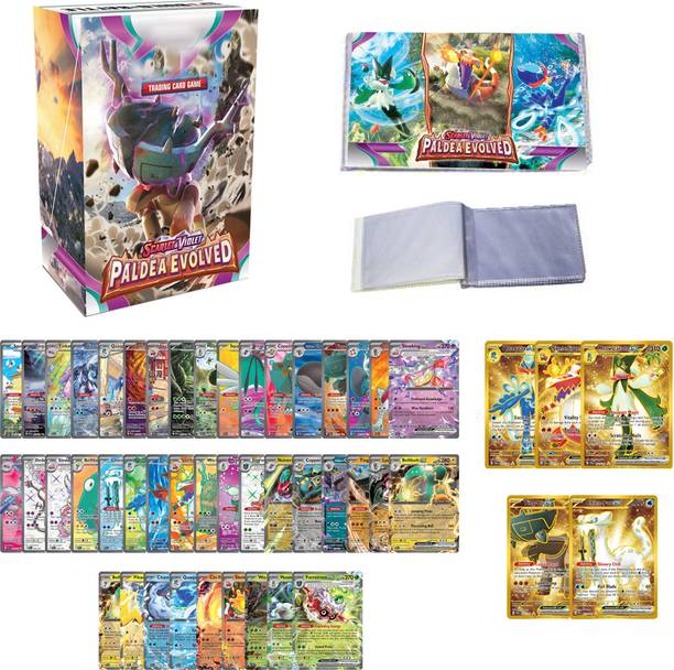 AncientKart Scarlet & Violet Paldea Evolved non repetitive Super rare cards set of 52