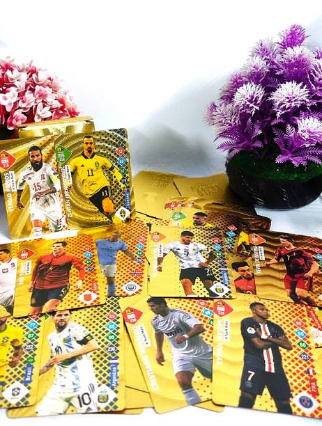 Thrifx Premium Metal Football Cards 2023-24 Edition 55 Pcs Legend Cards World Cup Cards