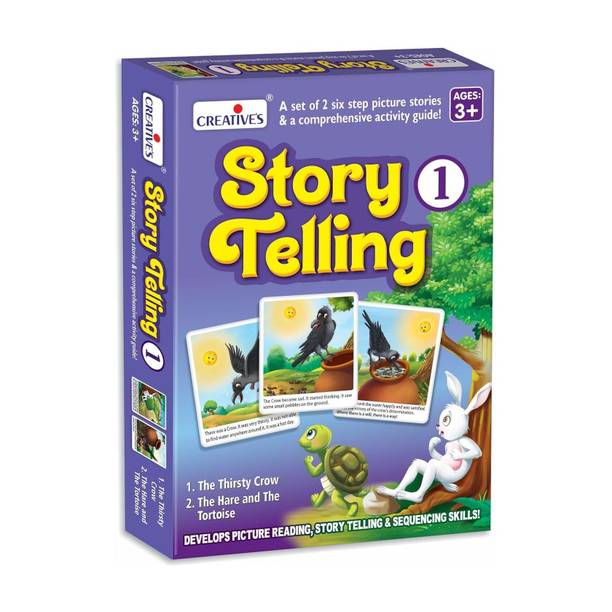 Creatives Story Telling 1 Picture Story Sequencing Learning Cards Educational Game Age 3+
