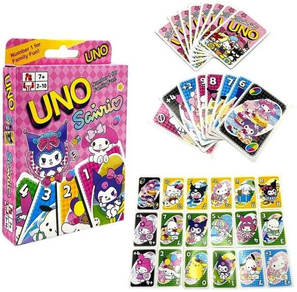 Gift Collection Premium Quality Sanrio Playing Card Game for Girls kids & family Fun Games