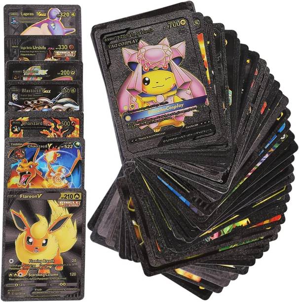 littlewish Black Foil Playing Cards, Foil Cards V Series Cards Vmax GX Rare Cards