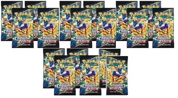 Gift Collection 144 PCS Pokemon Crown Zenith Booster Pack Cards V Star V max Playing Cards