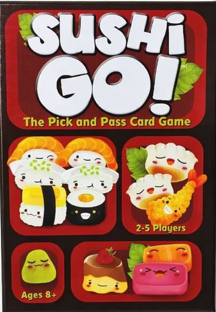 Magnemite Sushi Go! Card Game – Fast-Playing Pick & Pass Party Game for Kids & Adults
