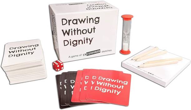 Zuuluzrs Pictionary Style Game - Drawing Without Dignity Card Game