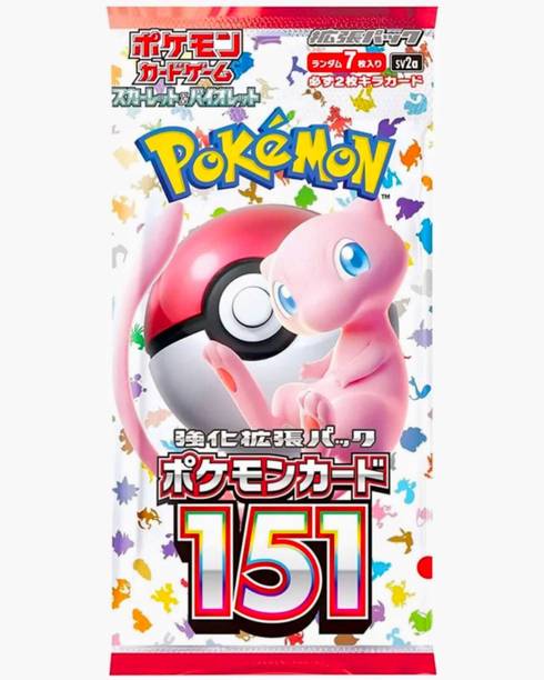 AM Creation Pokemon 151 Japanese Booster Pack ( 7 Crads Per Pack )