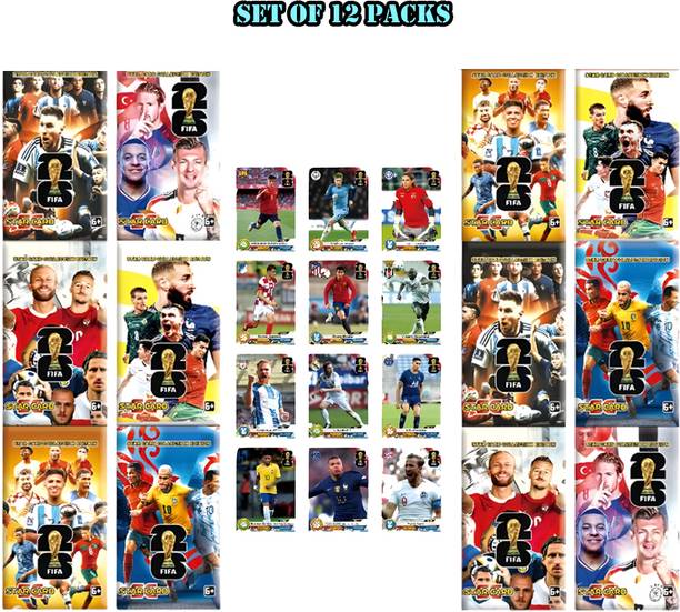 AncientKart Latest Edition Star Football cards fifa world cup 12 packst