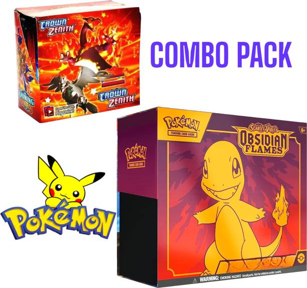 Bestdeals Pokemon Cards ,56 Card Booster TCG Playing Set,Pack Box Deck