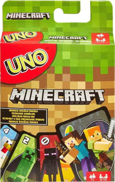 WOYR Premium UNO Minecraft Playing Cards| 112 UNO Playing Card Game
