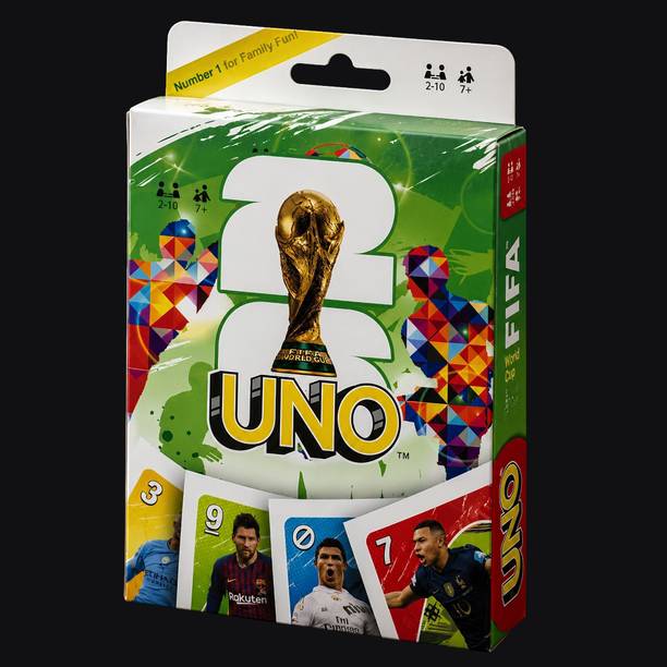 WOYR FIFA UNO Playing Cards | Football Edition Family Card Game for Kids & Adults