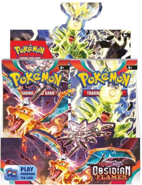 Bestdeals Pokemon Cards ,56 Card Booster TCG Playing Set,Pack Box Deck