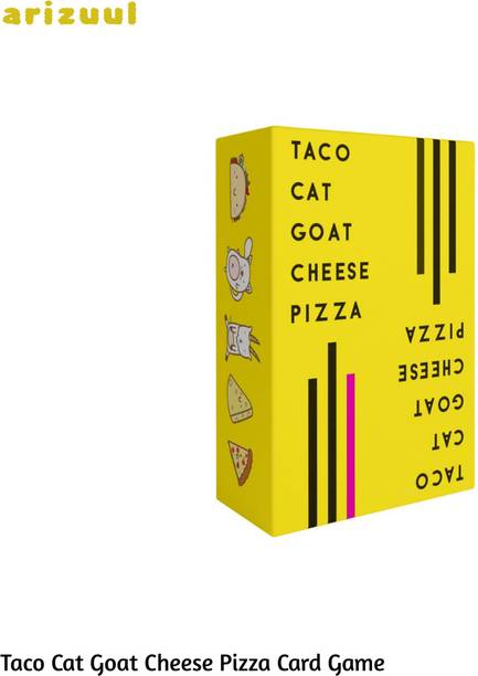 Arizuul Taco Cat Goat Cheese Pizza – Hilarious Card Game for Kids, Teens & Adults