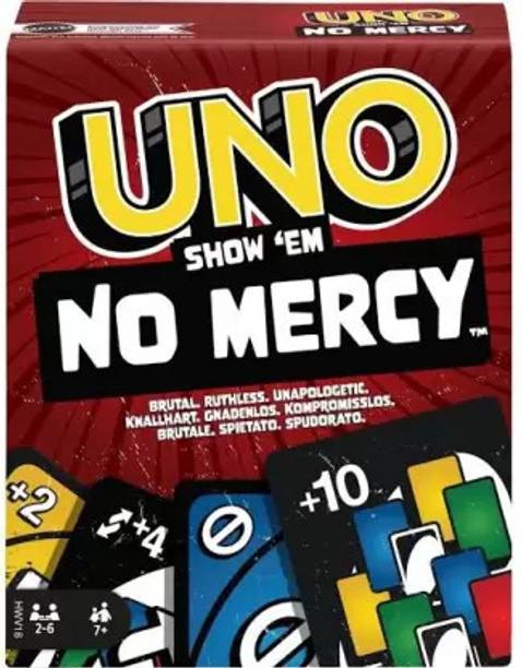 Magnemite UNO Show 'em No Mercy Card Game for Kids and Adults