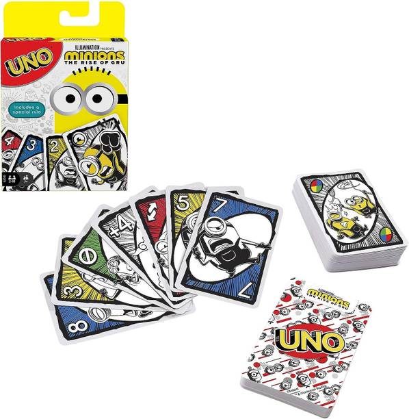 SALPITOYS UNO Featuring Illumination’s Minions: The Rise of Gru, 12 Cards,