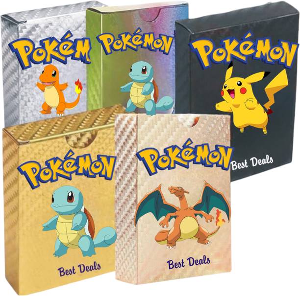 Bestdeals pokemon cards high hp trading cards TOTAL 100 CARDS box deck pack