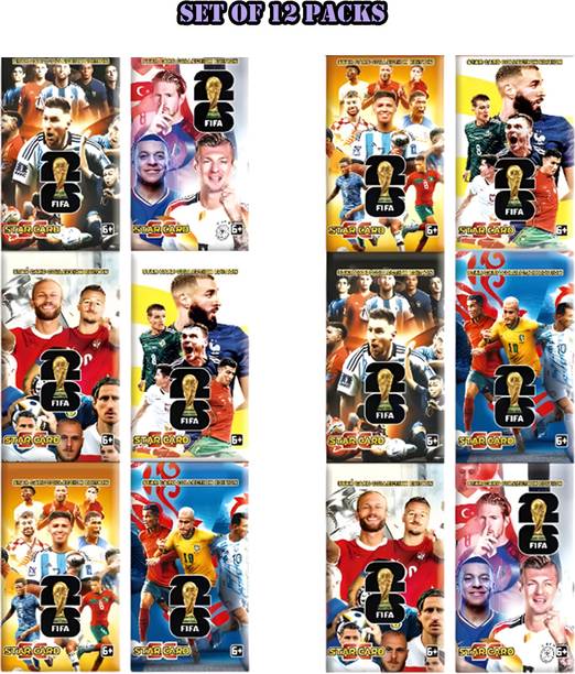 AncientKart New Edition Star Football cards fifa world cup 12 packst