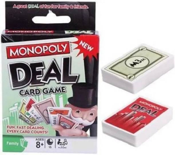 Zokio Monopoly Deal Card Game - Fun Family Game Quick and Entertaining Party Game