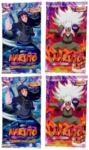 Gift Collection Pack Of 4 Naruto Itachi Sasuke Booster Playing Cards Game Anime Naruto Card
