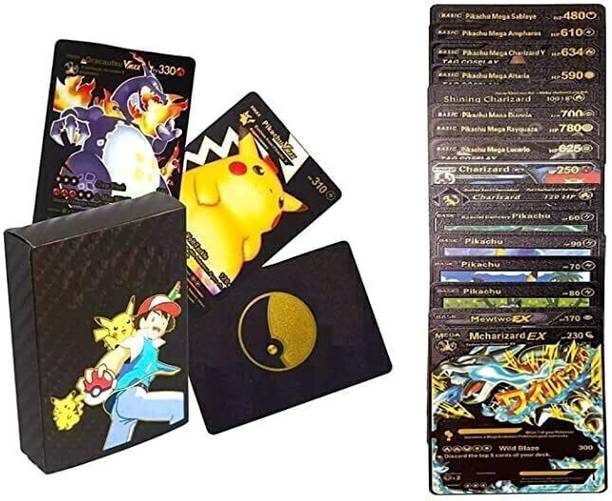 MAG BEE Playing Cards l 55 PCS Black Foil Card Assorted Cards TCG Deck Box