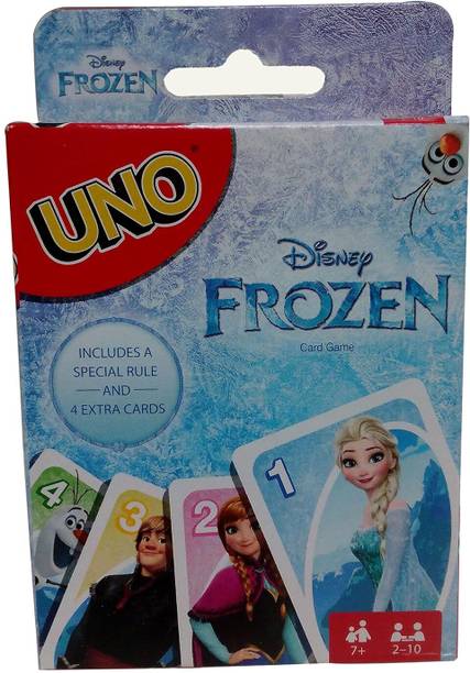 TMA ENTERPRISE UNO Frozen Edition – Magical Card Game for Kids & Fans