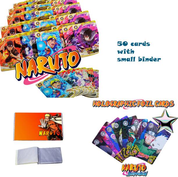 एंसिएंटकर्ट New Naruto Shinning cards set of 50 with album