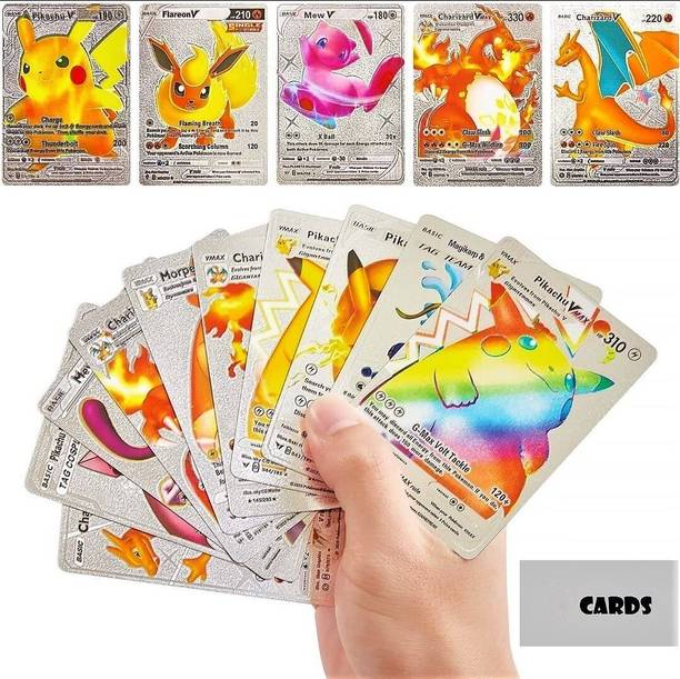 Thrifx Pokemon Trading Cards Silver Set 20 Pcs – Ultra Rare GX/V/Vmax, Legendary Cards