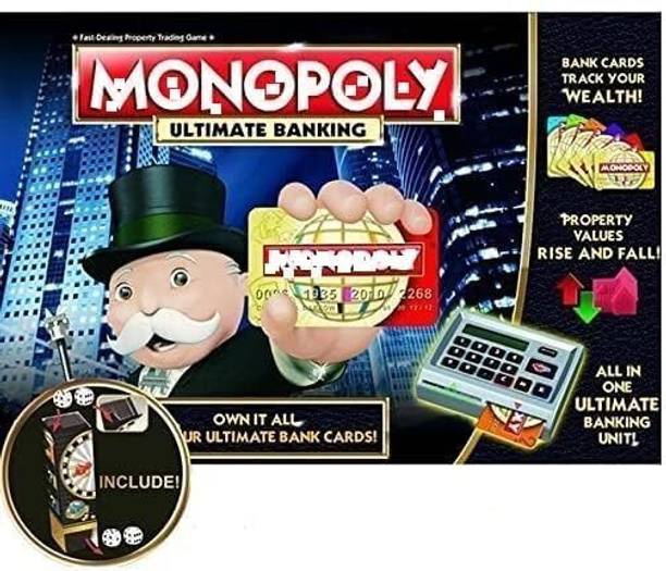 toiifren Monopoly Electronic Banking Board Game