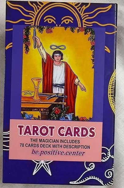 be.positive.center Tarot Rider Waite 78 Cards Deck for Beginners with All Meanings