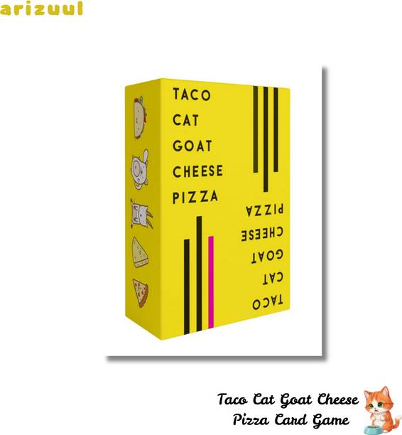 Arizuul Taco Cat Goat Cheese Pizza – Easy-to-Learn Card Game for Parties & Game