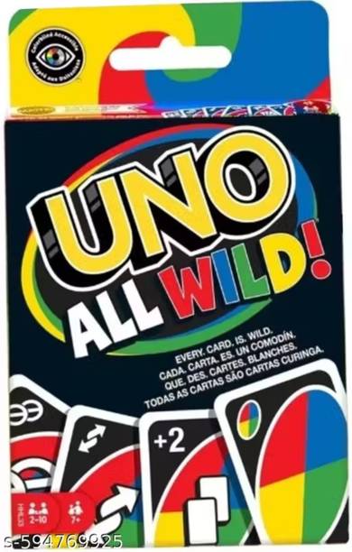 WOYR Premium Quality UNO All Wild Playing Card Game|Uno Card Game