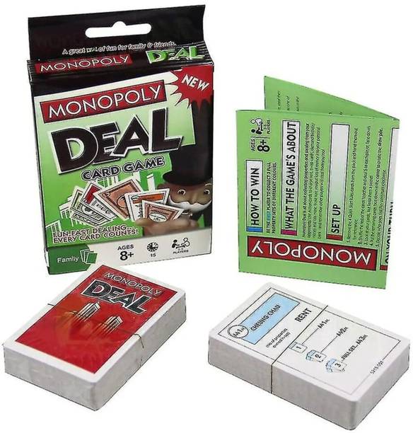 Zuigo Monopoly Deal Card Game - Fun Family Game Quick and Entertaining Party Game ,