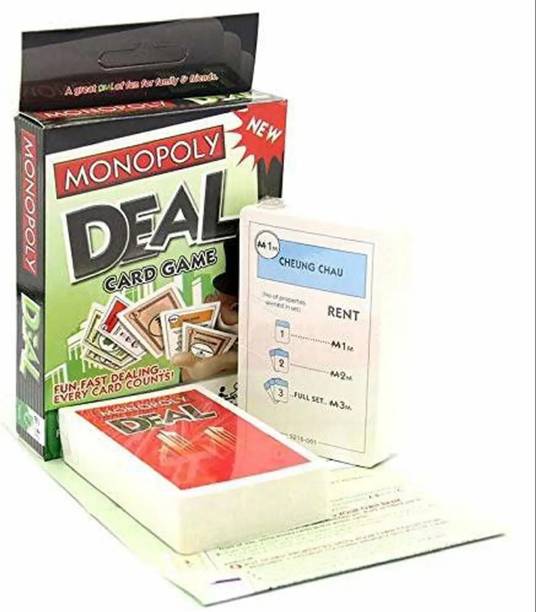 Zuigo Monopoly Deal Card Game-Fun Family Game Quick and Entertaining Party Game ,