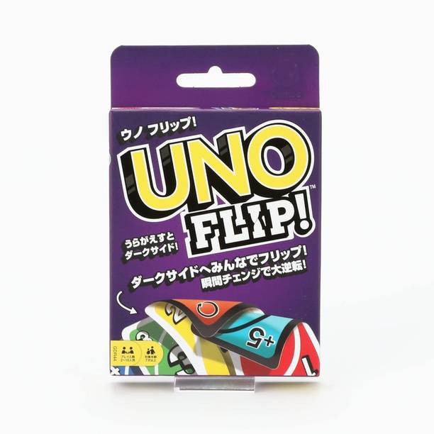 Zuigo UNO FLIP Colour & Number Matching Card Game, 108 UNO Cards For_Kids & Adults