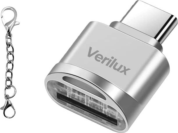 Verilux Micro SD Card Reader USB C Mini Type C TF SDHC SDXC OTG for Laptop Macbook Card Reader