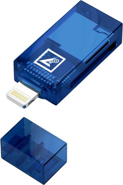 ONE 7 2-in-1 SD & TF Card Reader | Type: Lightning Compatible | Supports TF, SD, etc Card Reader