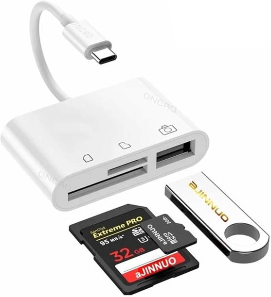 ONCRO 3 in 1 SD Card Reader USB C to SD Micro SD TF 3.0 Adapter Android Laptops OTG Card Reader
