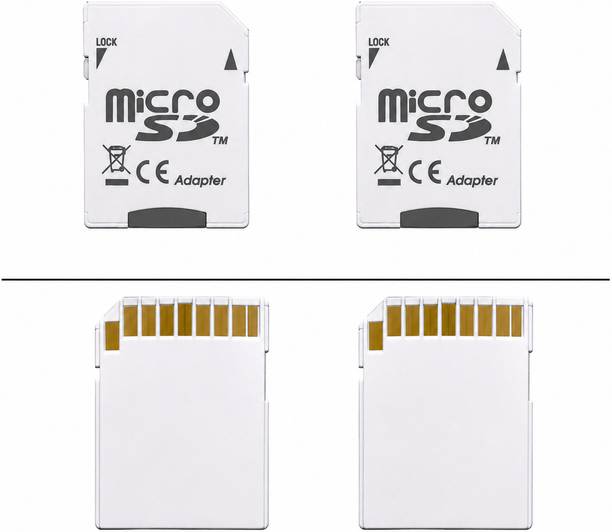 MOCONI MicroSD XC SD Adapter Compatible with All Memory Excepted Cards Camra Laptop Card Reader