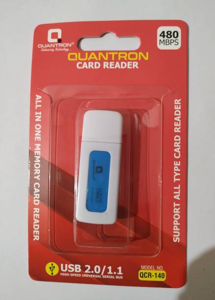 Quantron QCR-140, USB 2.0/1.1, ALL IN ONE MEMORY CARD READER. Card Reader