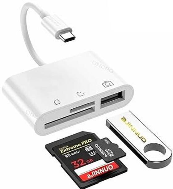 ONCRO 3 in 1 Type C to USB Card Reader SD Micro TF 3.0 Adaptor Android camera laptop Card Reader