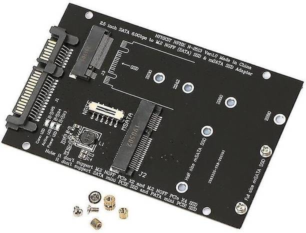 Tobo 2 in 1 PC Riser M.2 SATA SSD to 2.5inch M.2 Converter Card For Pc Laptop Card Reader