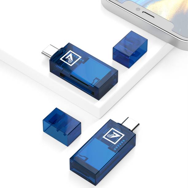 ONE 7 2-in-1 SD & TF Card Reader | Type C Compatible | Supports TF, SD, Etc Card Reader