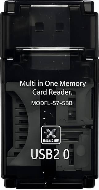 Kelso USB 2.0 16-in-1 Multi Card Reader for SD, Micro SD (TF), MMC & Memory Stick Card Reader