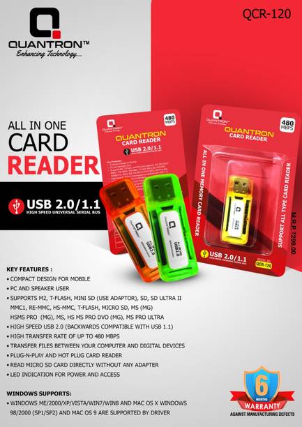 Quantron QCR -110 ALL IN ONE CARD READER Card Reader